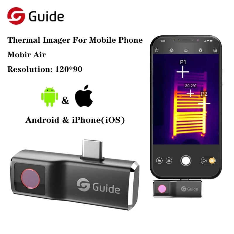 Infiray P2 Pro Macro Lens - Руководство Mobir Air Тепловизионная камера для