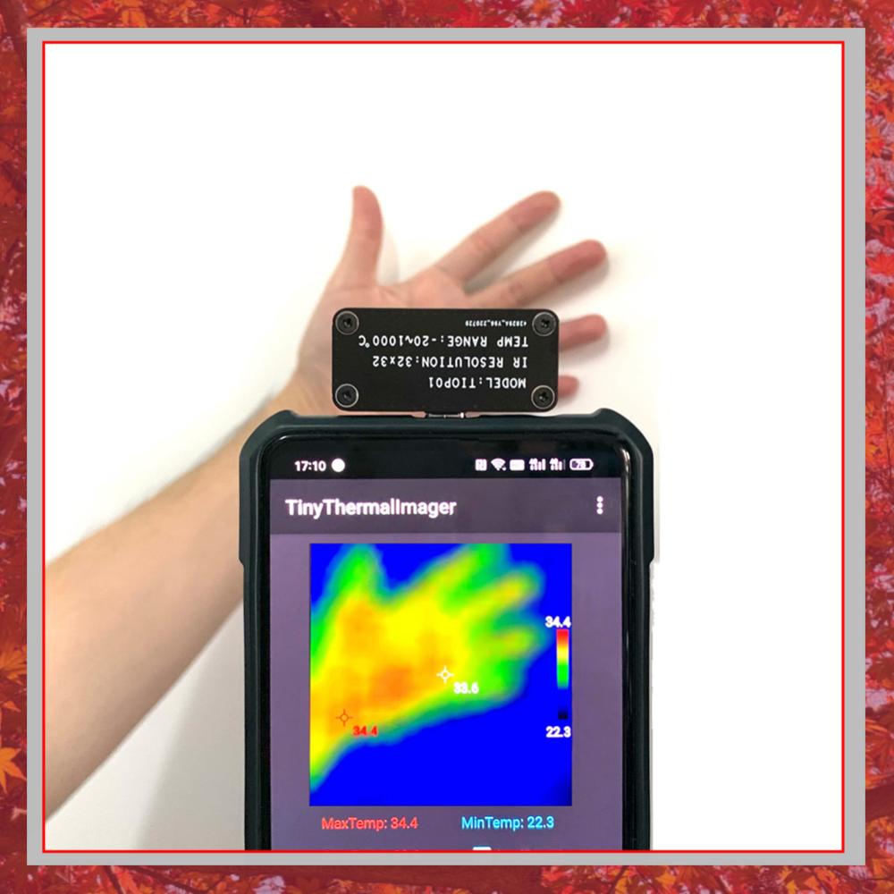 Tiop01 Thermal Camera - Тепловизор TIOP01 32x32: Инфракрасная камера ночного
