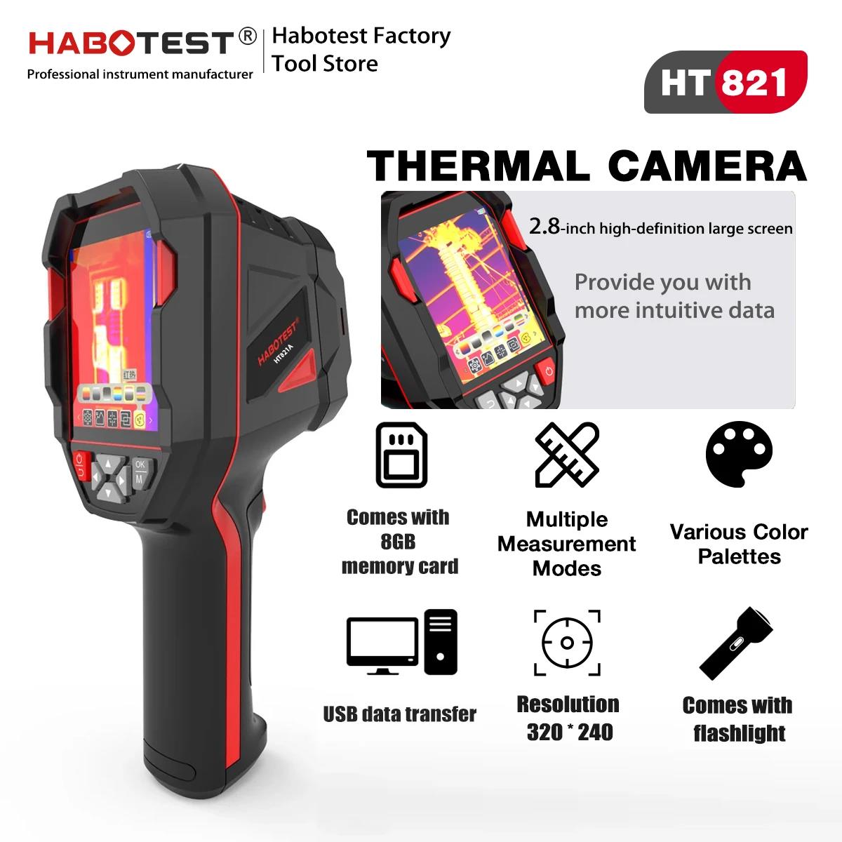 Nf 521 Thermal Imaging Camera - HABOTEST HT821A Тепловизионная камера 96X96 пикселей