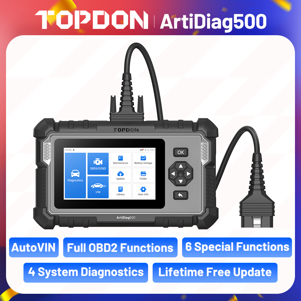 Topdon Tc001 Thermal Camera - Topdon ArtiDiag500 Автомобильный диагностический инструмент Полные