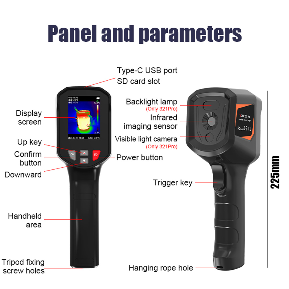 Nf 521 Thermal Imaging Camera - Тепловизор Victor 321 Handheid с инфракрасным
