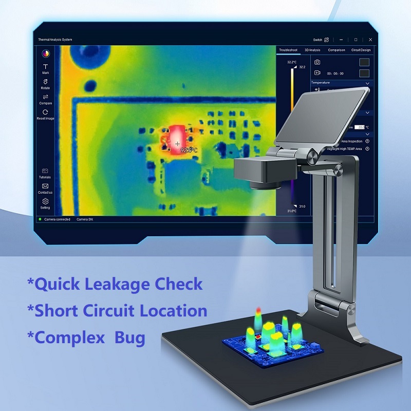 Тепловизор Quseek 25 Гц для ре – обзор и цена Thermal Imager Pcb Repair