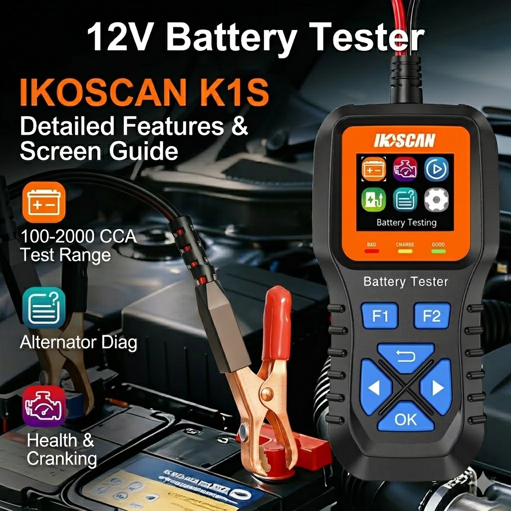 IKOSCAN K1S 12V тестер автомоб – обзор и цена Topdon Tc001 Thermal Camera