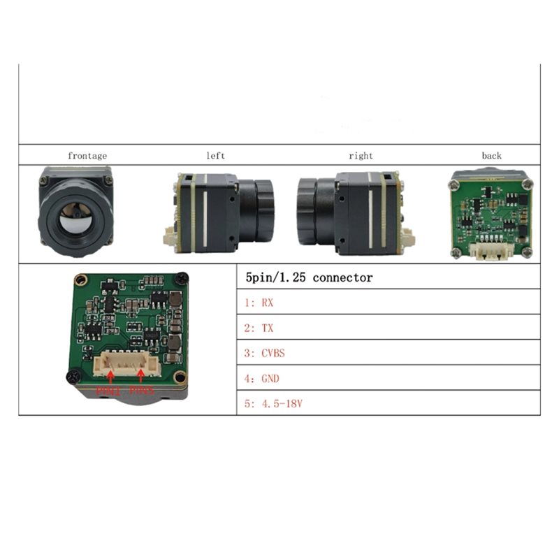 Модуль тепловизионной камеры B – обзор и цена Thermal Imaging Camera 256X192