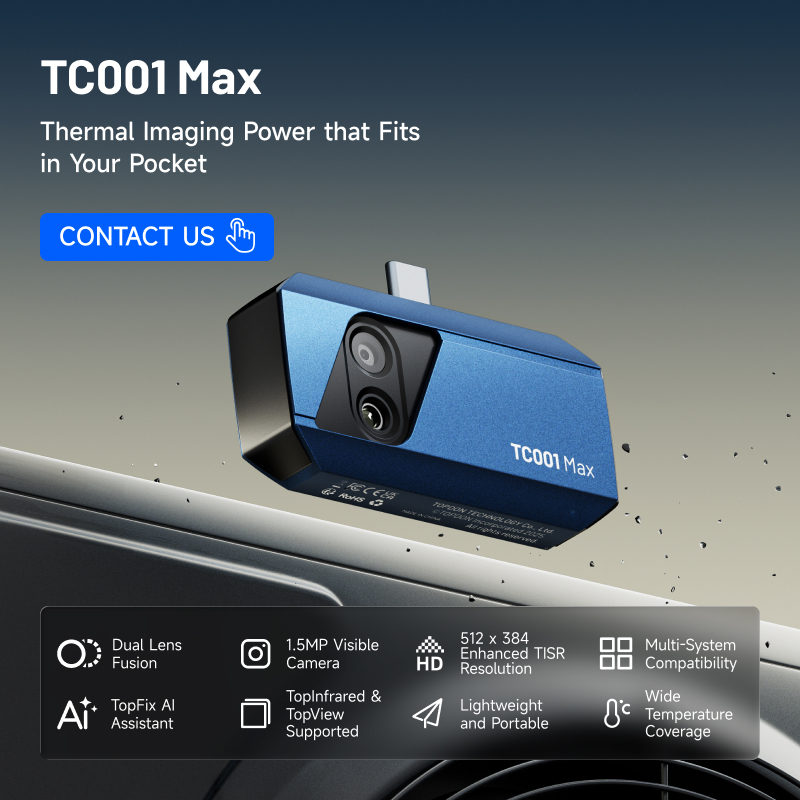 Тепловизор TOPDON TC001 Max с  – обзор и цена Topdon Tc001 Thermal Camera