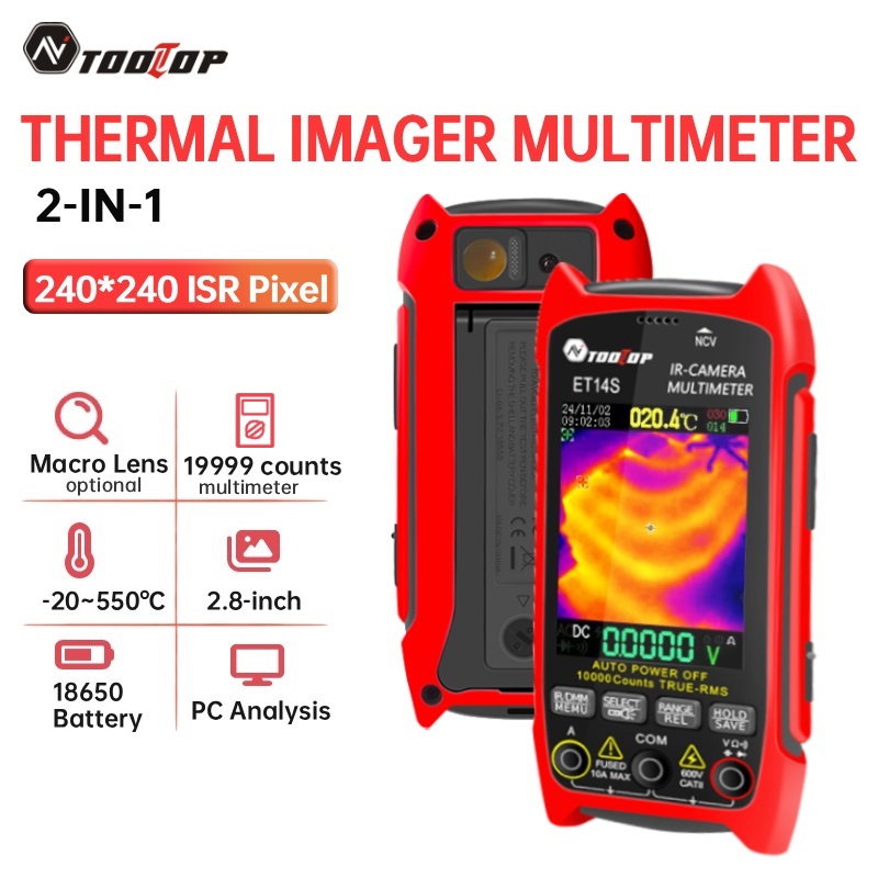 Тепловизор-мультиметр TOOLTOP  – обзор и цена Nf 521 Thermal Imaging Camera