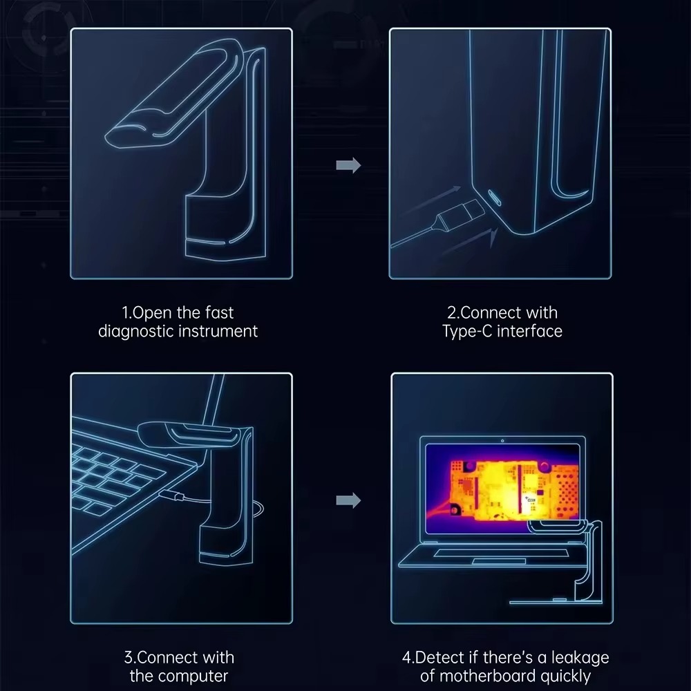 Тепловизионная камера ShortCam – обзор и цена Shortcam Thermal Imaging Pcb