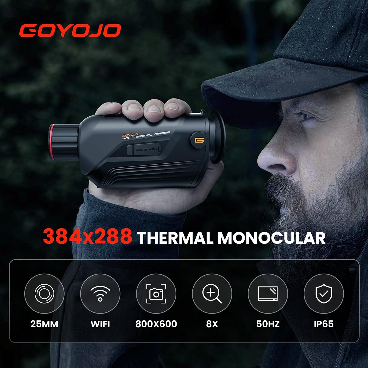 Тепловизионный монокуляр GOYOJ – обзор и цена Thermal Scope Night Vision Monocular