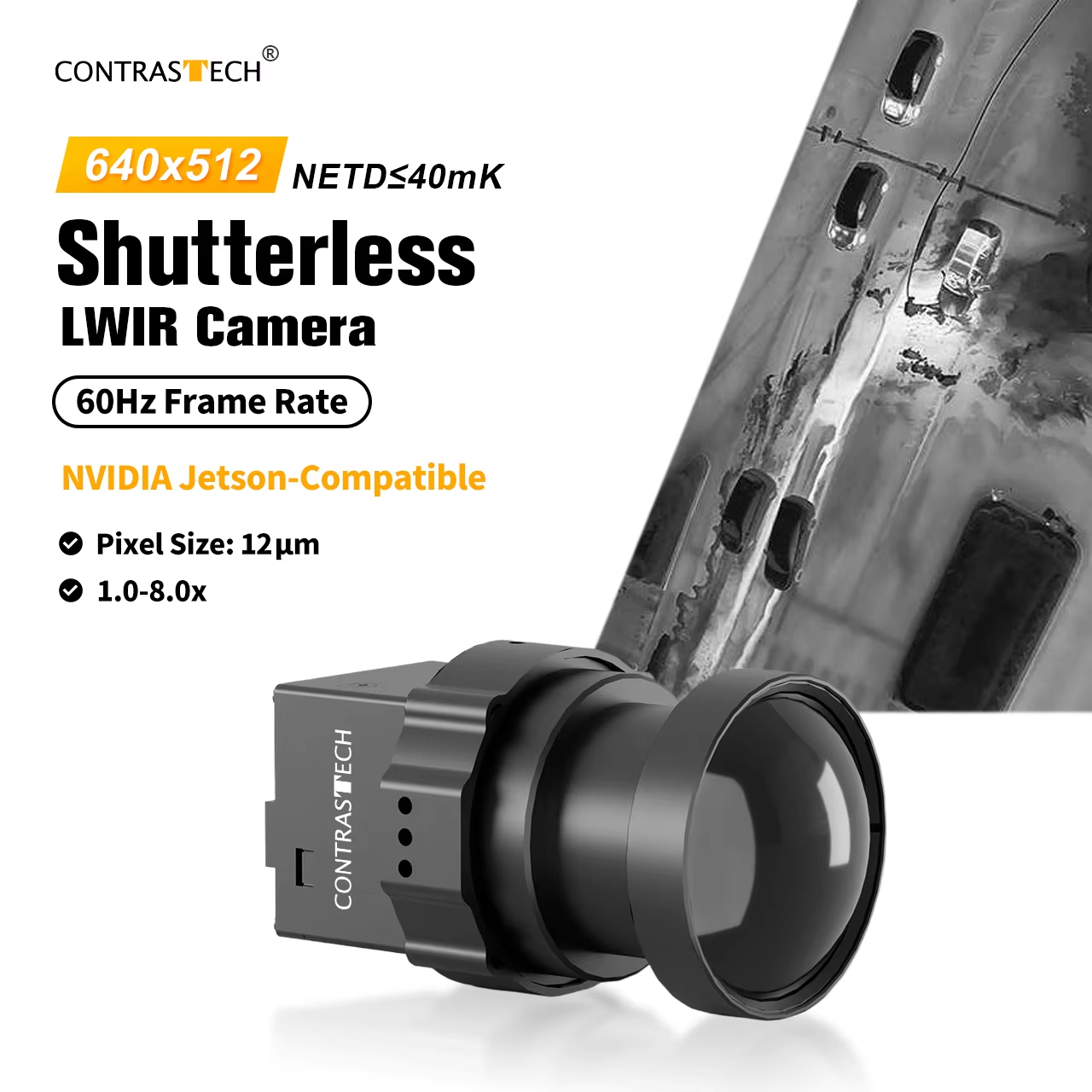 640x512 LWIR без затвора, моду – обзор и цена Thermal Module 640X512 Core