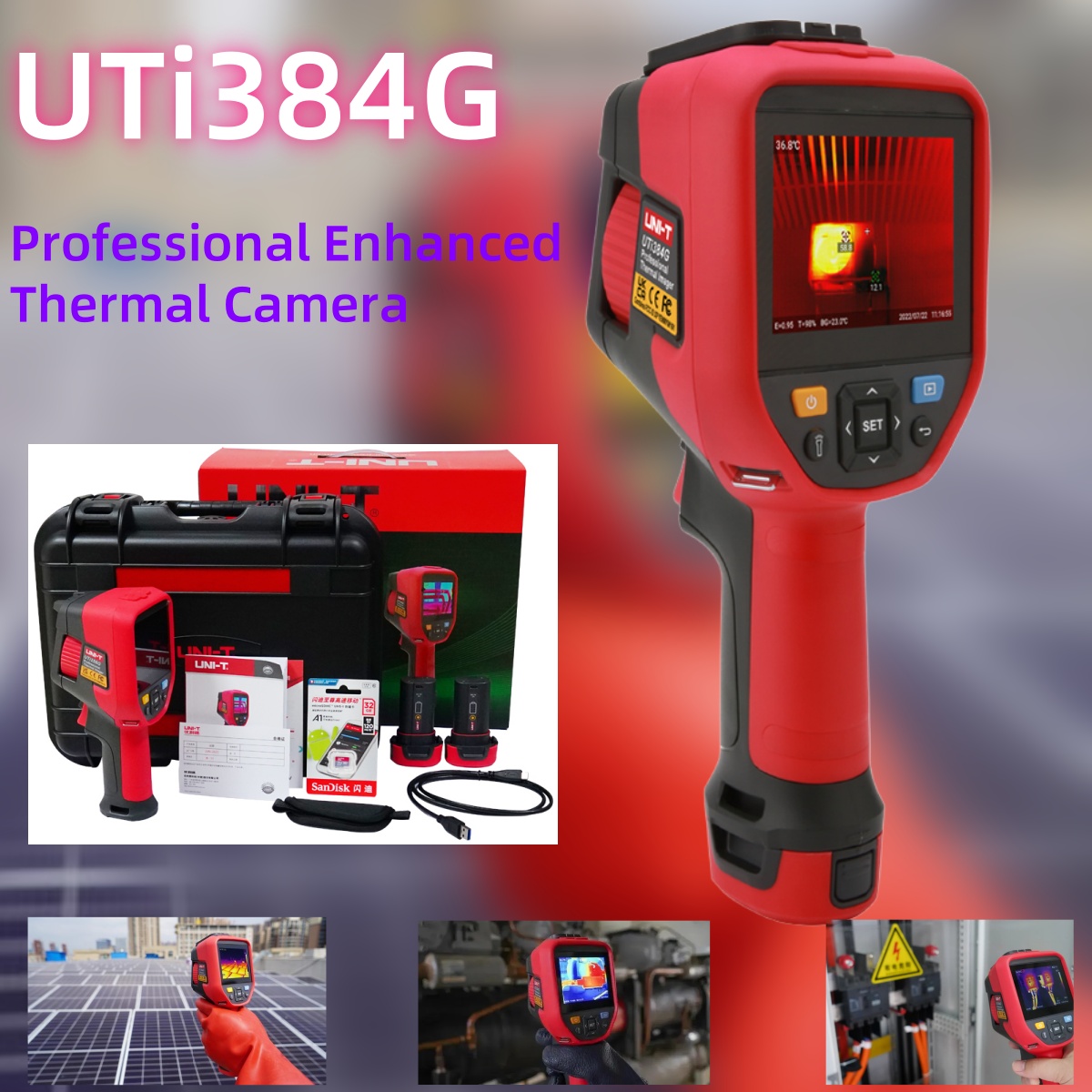 Профессиональная тепловизионна – обзор и цена Thermal Camera Type C 384X288