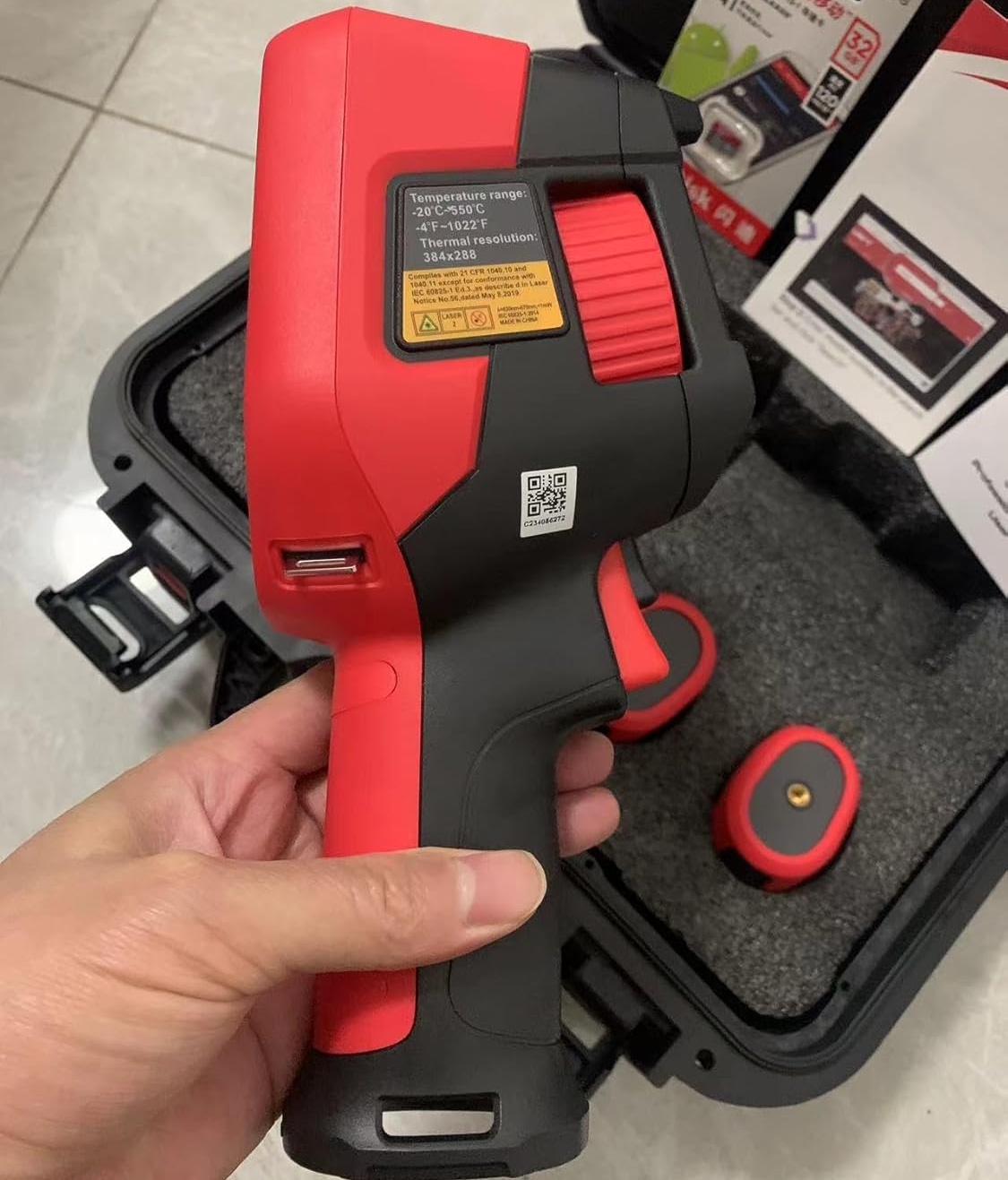Профессиональная тепловизионна – обзор и цена Thermal Camera Type C 384X288