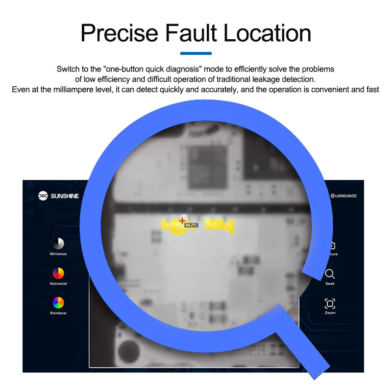 SUNSHINE TB-03S Инфракрасная б – обзор и цена Shortcam Thermal Imaging Pcb
