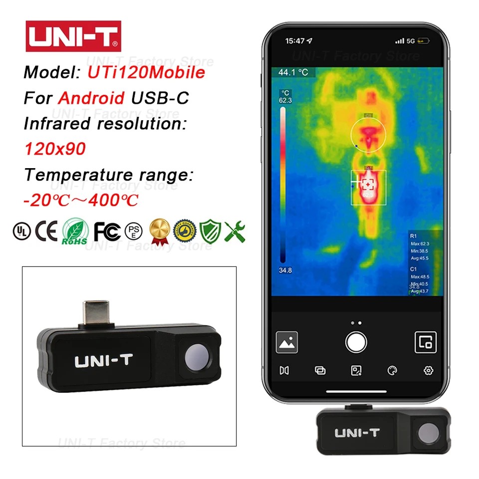 Инфракрасная тепловизионная ка – обзор и цена Thermal Imaging Camera 256X192